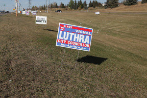 Edmonton Sign Small Election